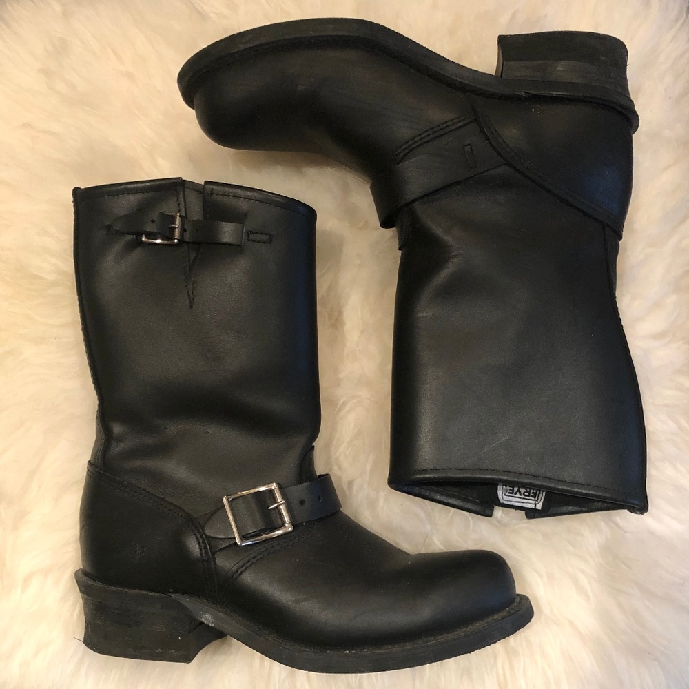 Frye Black Boots Size 8.5
